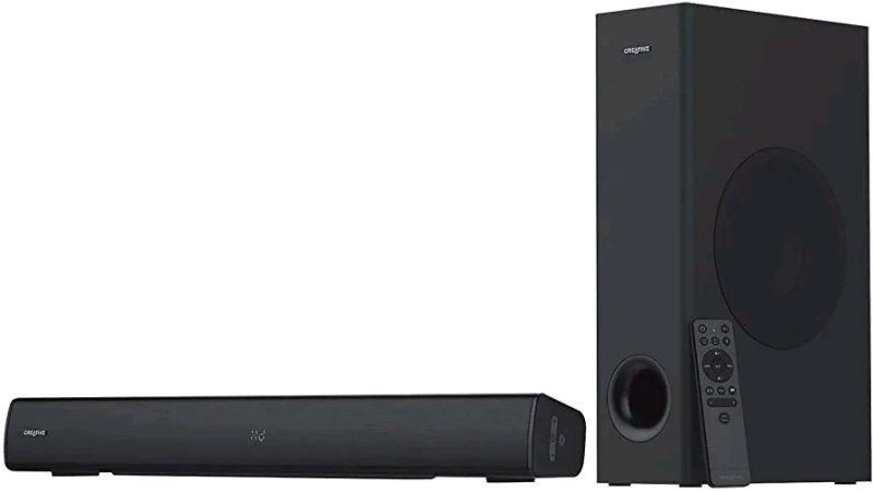 Creative Stage V2 2.1 Soundbar with Subwoofer & Remote for TV . New in Open Box