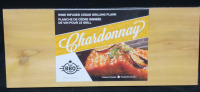 New The BBQ Chef Wine (Chardonnay) Infused Cedar Grilling Plank - 14" Long & 6" Wide