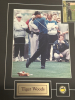 Framed Tiger Woods Photo With Name Plate 2001 Upper Deck Tiger Tales Rookie Insert & a Augusta National Golf Club Masters Ball Marker Masters Collection Approximately 19” x 16” - 2