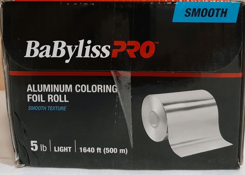 New BaByliss Pro Aluminum Coloring Foil Roll 5lb Light 500m Retail $54.99