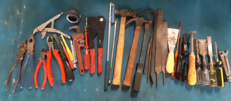 Assorted Tool Lot | Includes But Isnt Limited Too; Hammer & Mallet, Pliers, files & Screwdrivers