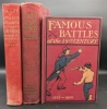 3 Antique Hardcover Books : 1901 "The Life of Napoleon" by Tarbell, 1905 "Famous Battles of the Nineteenth Century", 1909 "Heart Songs: Melodies of Days Gone By"