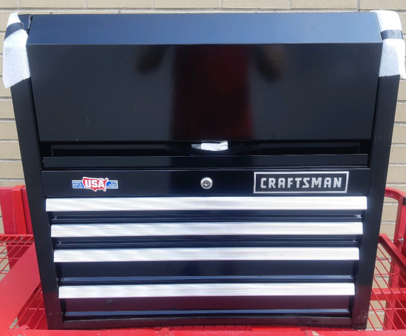 New Craftsman | 4 Drawer Tool Chest With Power Bar Built In * With Key *( 26" x 16" x 24" )