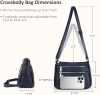 New Befen Genuine Leather Small Crossbody Purse with Multi Zipper Pockets - Retails for $53 - 4