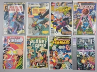 13 Vintage Comics - Deathmate, The Amazing Spider Man, James Bond, Ray Bradbury, Planet Of The Apes And Avengers