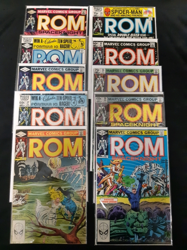 10 New Marvel Comics Group Rom Paperback Comics Bagged and Sealed