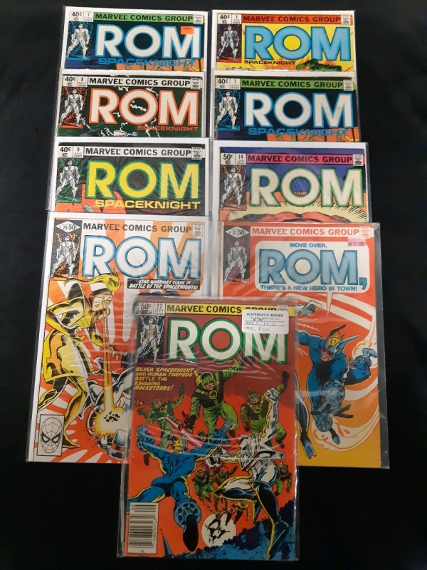 9 New Marvel Comics Group Rom Paperback Comic Books Bagged and Sealed