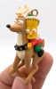 New The Simpsons : Holiday Ornament Set in Reusable Case | 2.2" - 2.5" - 4