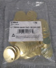 100 New 1.5" Round Brass Tags Model: 1098B / 41857 - 2