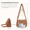 New Befen Genuine Leather Small Crossbody Purse with Multi Zipper Pockets - Retails for $53 - 3