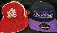 59Fifty Atlanta Braves Baseball Hat And American Needle Colorado Rockies Baseball Hat In Good Pre Owned Condition