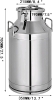 New Vevor 50L Stainless Steel Milk Can - 2