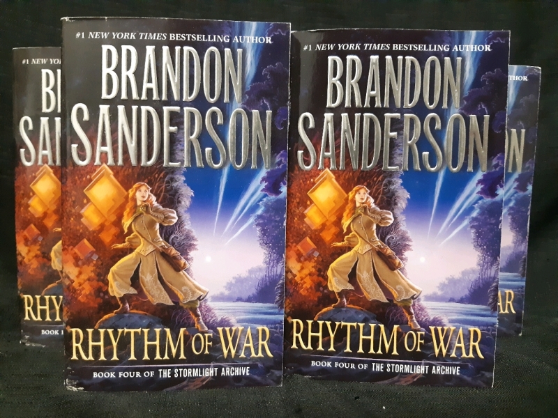 5 New | Book Four Rythm Of War; By Brandon Sanderson Paperback Novels