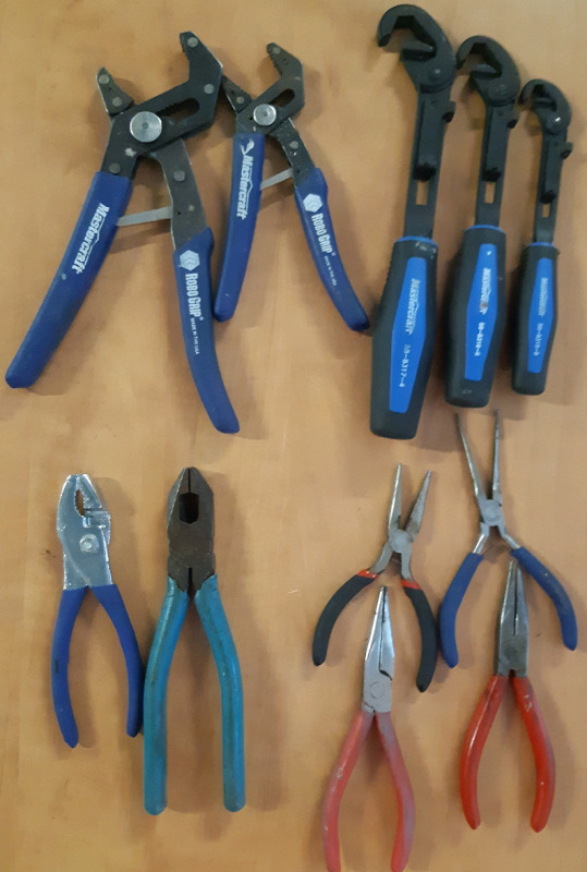 Assorted Hand Tool Lot | Includes But Isnt Limited To; MasterCraft Robo Wrenches & Needle Nose Pliers