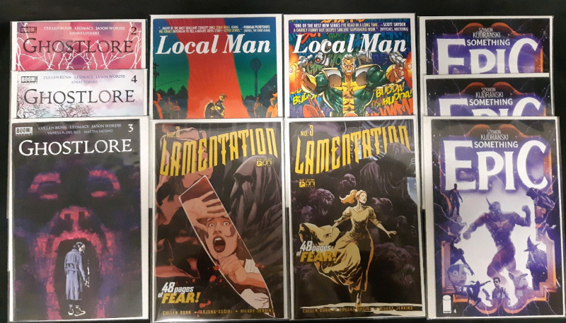 10 New Comic Books | Ghostlore, Lamentation, Local Man and Something Epic Paperback Edition Bagged and Sealed