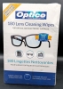 180 New Optico Professional Cleaning Wipes for Optics and Electronics | 3 Packs, 60 Wipes per Pack