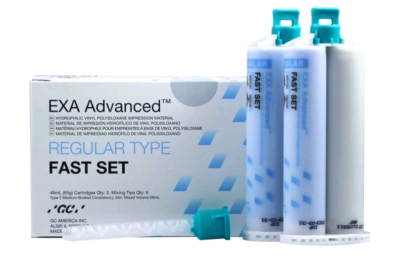 [Dentistry] NEW GC EXA Advanced Regular Type Fast-Set Hydrophilic Vinyl Polysiloxane Impression Material | Retails for Over $50 USD!