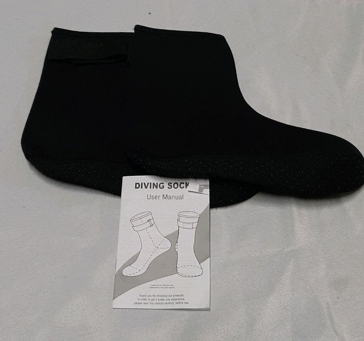 New Size XXL 3mm Non Slip Neoprene Diving Socks with User Manual