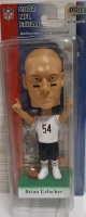Vintage 2002 NFL Brian Urlacher Bobble Head Collectible Card Included by Play Makers Upper Deck