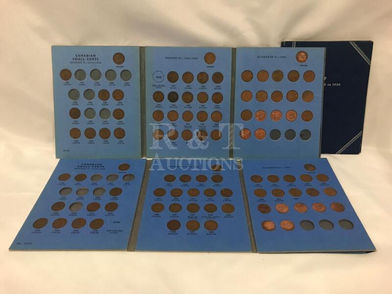 Lot of 2 Blue Books Canadian Small Pennies