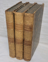 Antique 1861 Charles Dickens Works " BOZ " . T.B. Peterson and Brothers Philadelphia . 3 Volumes of 19 Volume Set