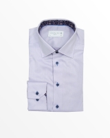 New Size 15 Danini 100% Cotton Contempory Fit Shirt in Lavender Retail $175 00