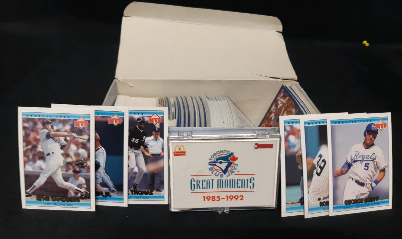 New 50+ Pcs | Vintage McDonalds MLB Toronto Blue Jay's Great Moments Card Singles