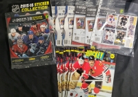 2015-16, 2017-18 +6 1988 NHL Hockey Sticker Books With 12 2017-18 Sticker Packs To Open