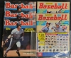 3 Topps 1990 Edition Baseball Sticker Yearbooks (New) And 2 Panini 1991 Baseball Sticker Yearbooks (New) - Toronto Sun Insert NFL Superstar Quarterbacks 2004 Sticker Collection