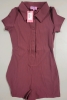 New Edikten Small Burgundy Romper