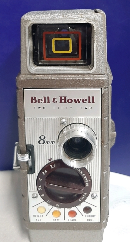 Vintage Bell & Howell Two Fifty Two (252) 8mm Movie Camera