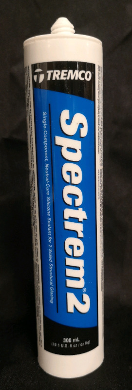 New Tremco Spectrum 2 Silicone Sealant - GRAY Finish 300mL
