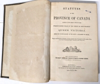 Antique 1865 | Statutes of the Province of Canada Passed in the Session Held in the Twenty-Ninth Year of Her Majesty Queen Victoria