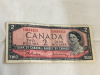 1954 Bank of Canada One & Two Dollar Bank Notes $1 $2 - 2