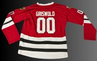 Size Large | Chevy Chase / Clark Griswold "Christmas Vacation" Movie Chicago Blackhawks Hockey Jersey