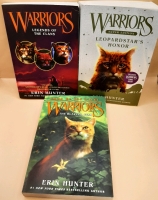 3 Softcovers by Erin Hunter Warriors-The Legends of the Clans Warriors Dawn of the Clan-The Blazing Star Warriors Super Edition' Leopardstar's Honor