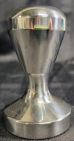 Heavy Stainless Steel Espresso Coffee Tamper Press Tool 5cm Diameter 8" Tall Great Condition