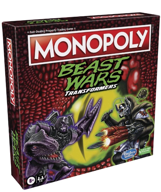 New Hasbro Gaming | Monopoly; Transformers Beast Wars Edition Board Game