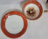 Aynsley " Orchard " Cup & Saucer , Signed D Jones . Both Ring True , No chips or cracks - 4