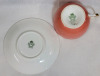 Aynsley " Orchard " Cup & Saucer , Signed D Jones . Both Ring True , No chips or cracks - 5