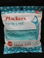 New Plackers | 150pc Twin-Line Dental Flossers Cool Mint Flavoured.