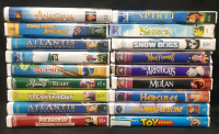 18 Vintage Assorted Family VHS Tapes | Includes DreamWorks, Walt Disney & more | Includes Mulan, Hercules, Toy Story & Ants & More