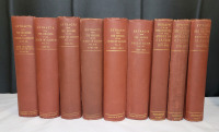 Extracts from The Records of the Burgh of Glasgow 1573 - 1833 , Nine (9) Volumes . R. Anderson, Printer, Glasgow . Circa 1890s-1912