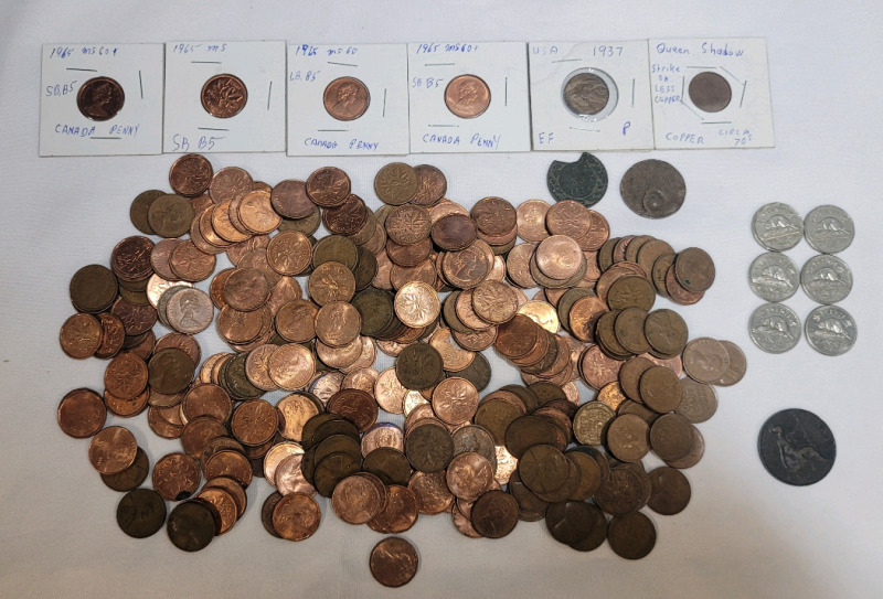 Canadian & USA Penny Lot