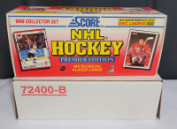 1990 Score Premier Edition NHL Hockey Trading Card Set , Bilingual
