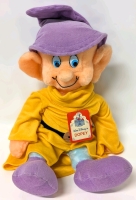 Large Vintage Disney Snow White and the Seven Dwarfs Plush Dopey Stuffed Toy | 10" Tall