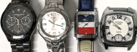 Vintage to Modern Men's Watches : Geoffrey Beene, Guess Waterpro, Diesel Time & Tommy Hilfiger (As-Is)