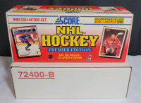 1990 Score Premier Edition NHL Hockey Trading Card Set , Bilingual