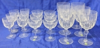 18pcs Vintage Stewart England Crystal Glasses | 6 of Each Type