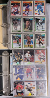 1991-92 OPC NHL Hockey Trading Card Singles & 1994-95 Leaf NHL Hockey Trading Card Singles . 600+ Cards in 2 Bimders